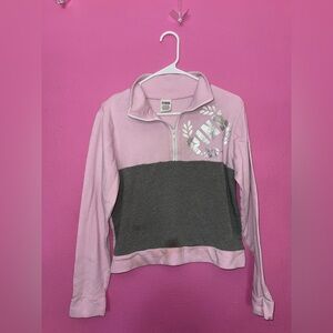 PINK Victoria's Secret Light Pink Zip-Up